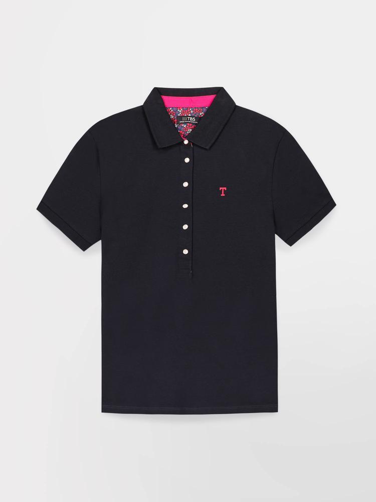 Polo manches courtes femme LEYLAPOL - Marine 4/5