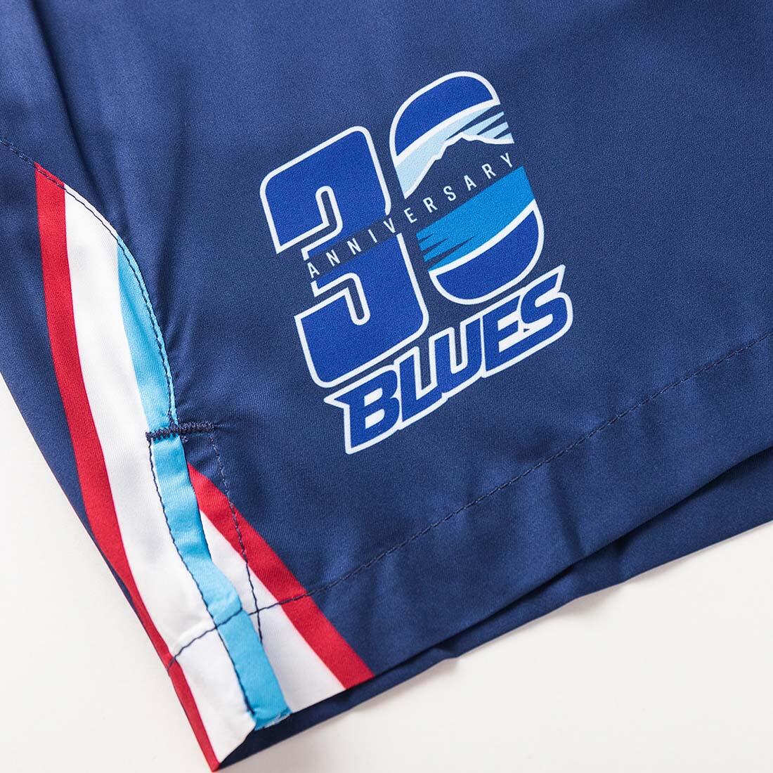 Short Performance de treino Blues Super Rugby para homem 6/7