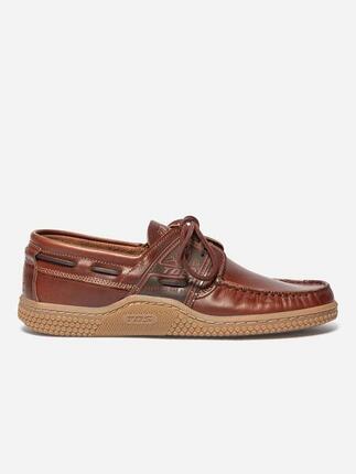 Chaussures bateau homme GLOBEK Beige / Mimosa