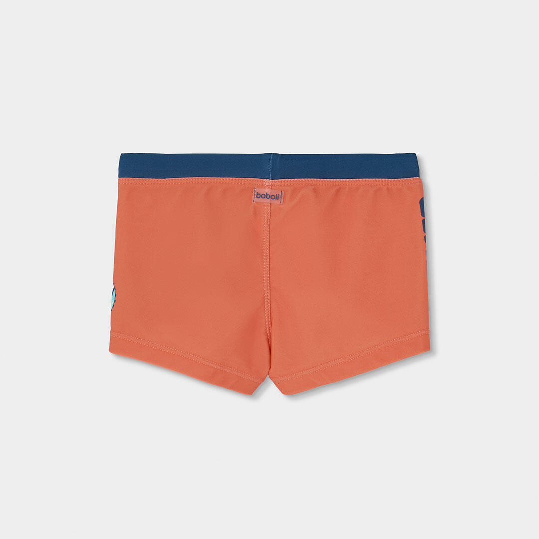 Bañadores de verano de gimnasia kids niño boboli naranja 2/4