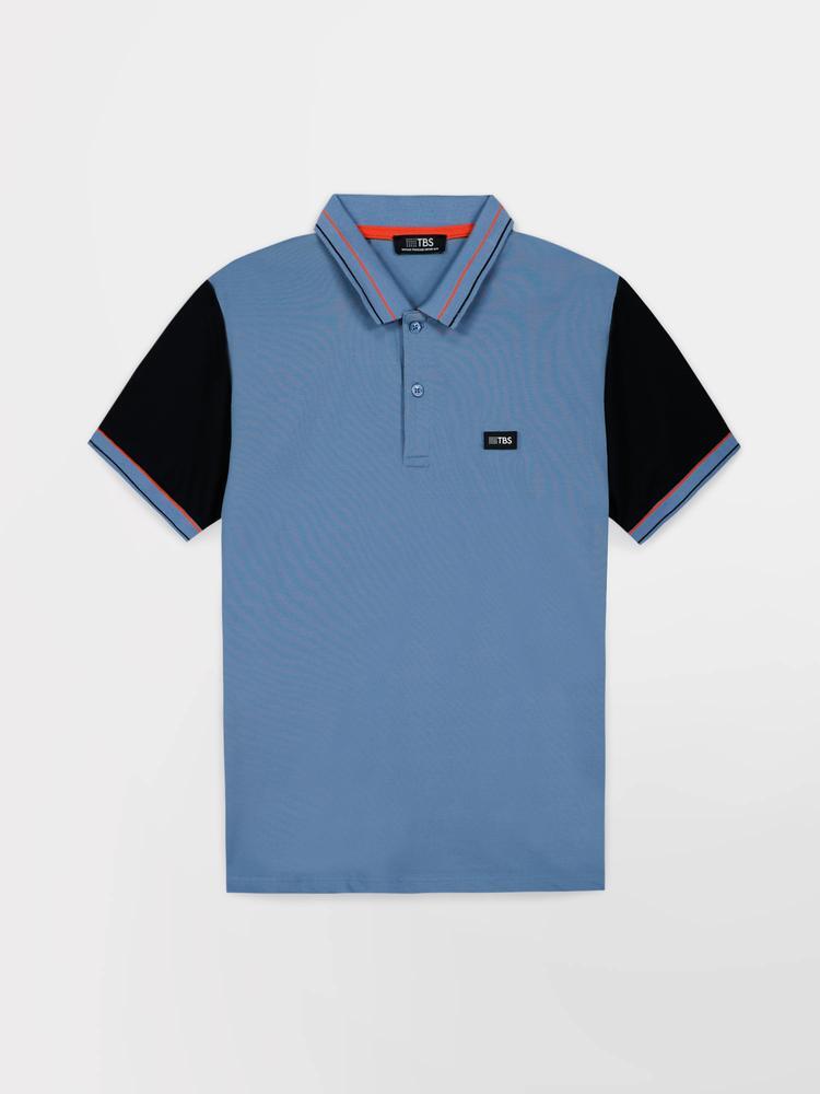 Polo manches courtes homme - IONASPOL Céleste 5/5