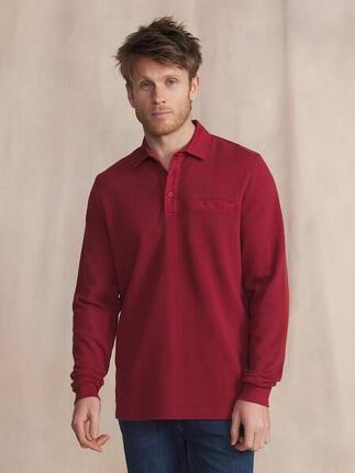 Polo manches longues homme CAVEZPOL Sapin