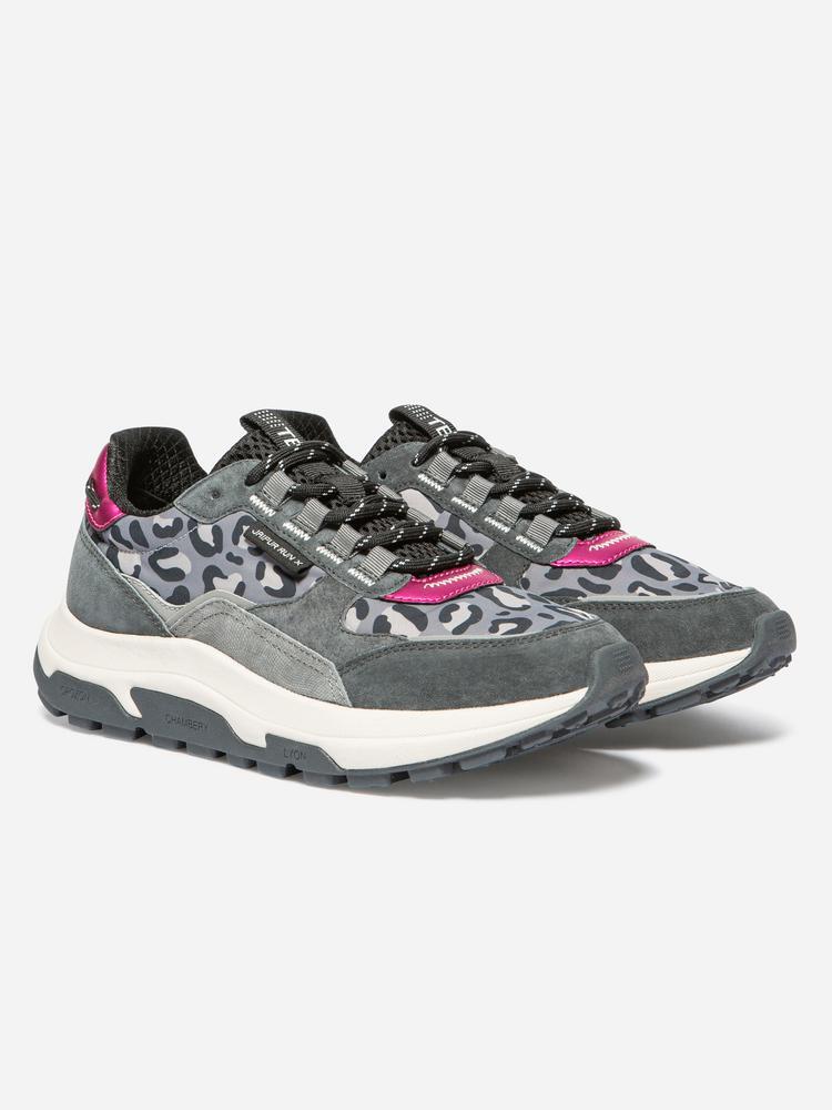 Chaussures de running femme JAZONNE Noir / Léopard 2/5