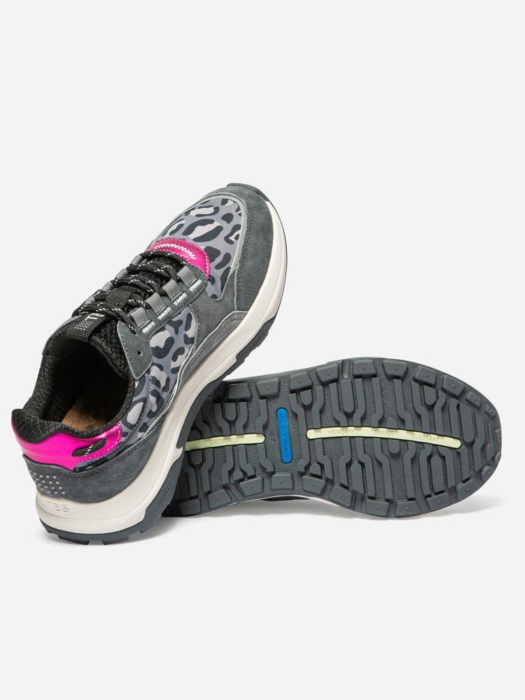Chaussures de running femme JAZONNE Noir / Léopard 4/5