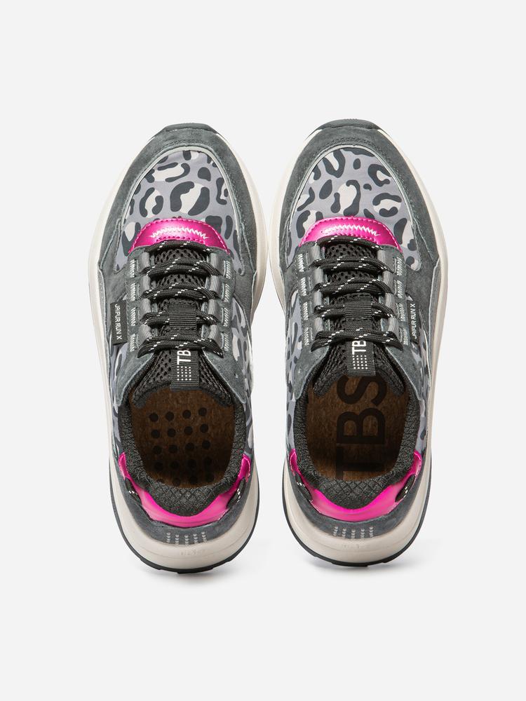 Chaussures de running femme JAZONNE Noir / Léopard 3/5