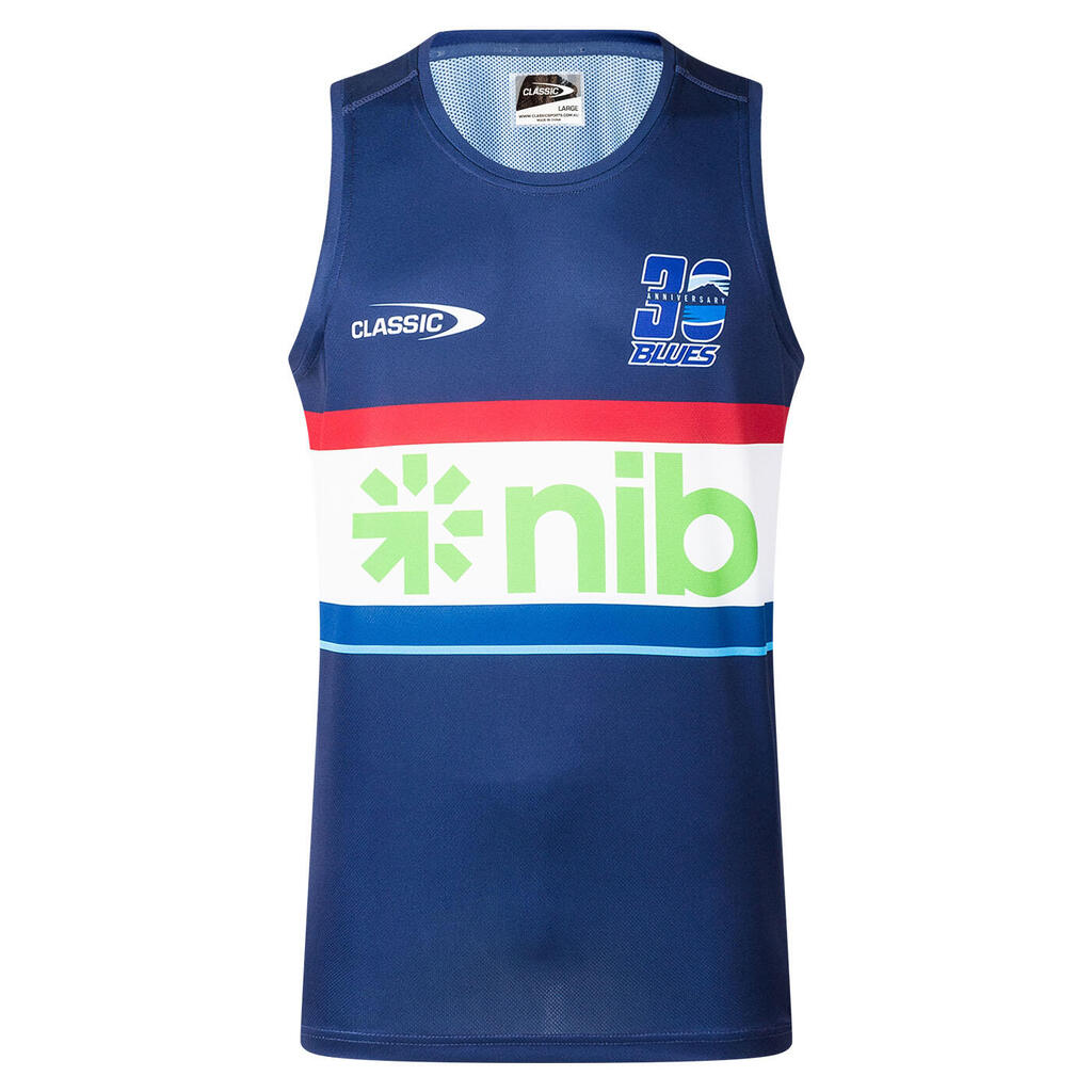 Blues Pro Training Super Rugby Training Tank Bleu