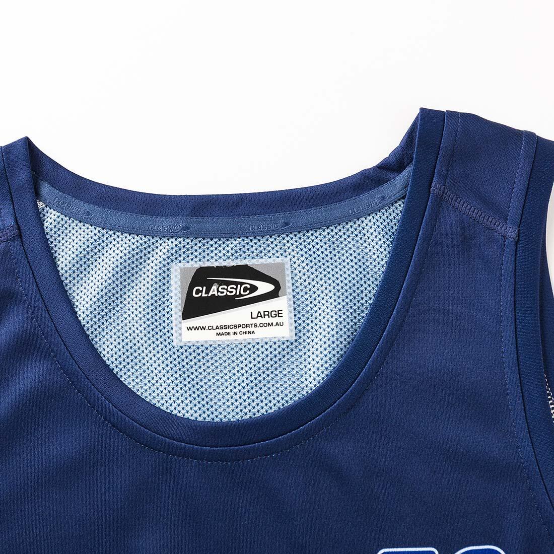 Top d'allenamento Blues Pro Training Super Rugby Bleu 7/7