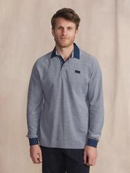 Polo manches longues Homme DANELPOL Chambray 100% coton