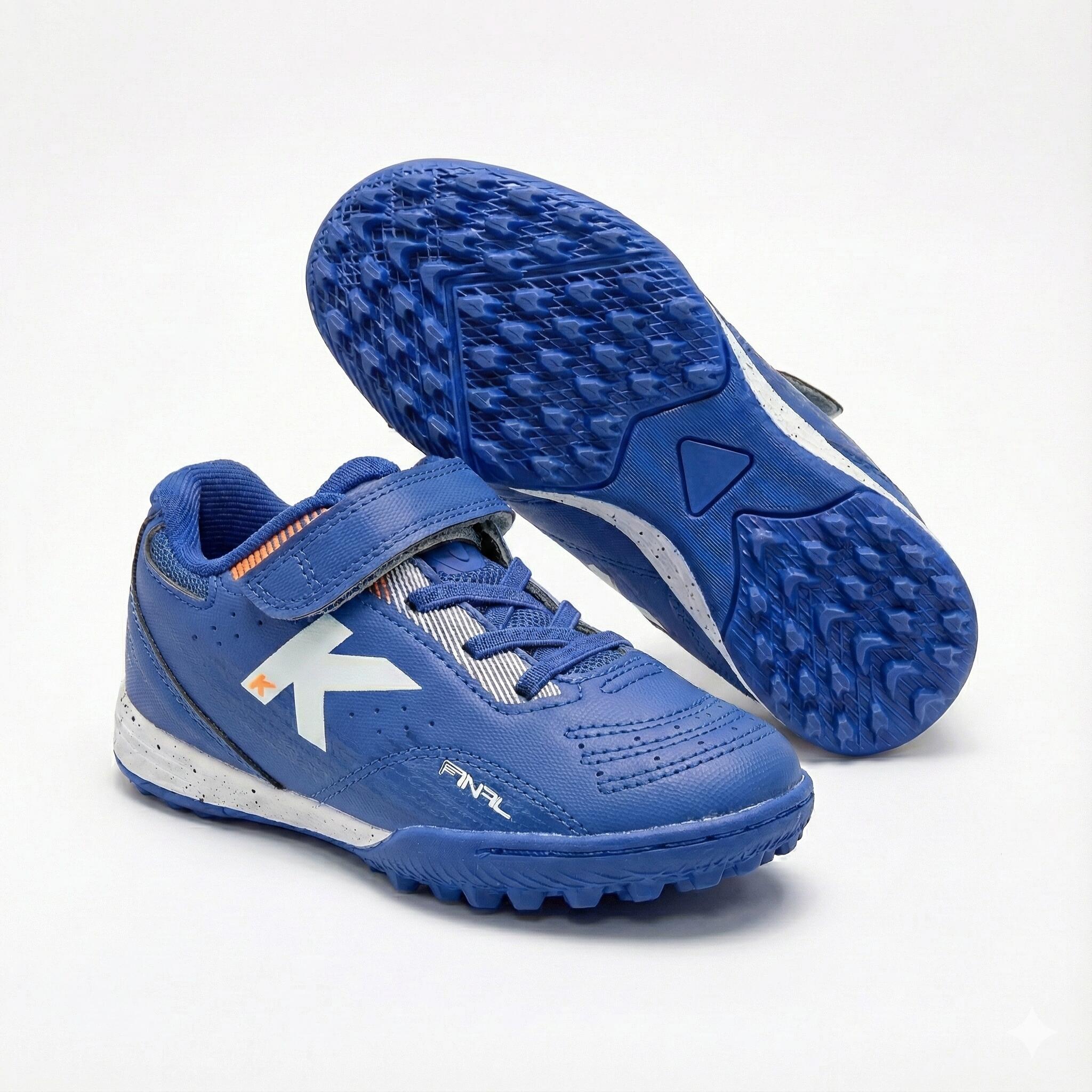 Kelme Zapatillas De Niño Final Elastic Turf Azul Unisex Kids 2/7