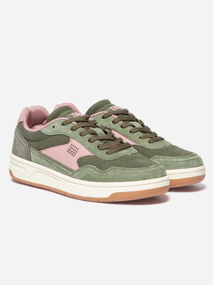 Baskets femme ALMERIA Lierre / Lilas 2/4