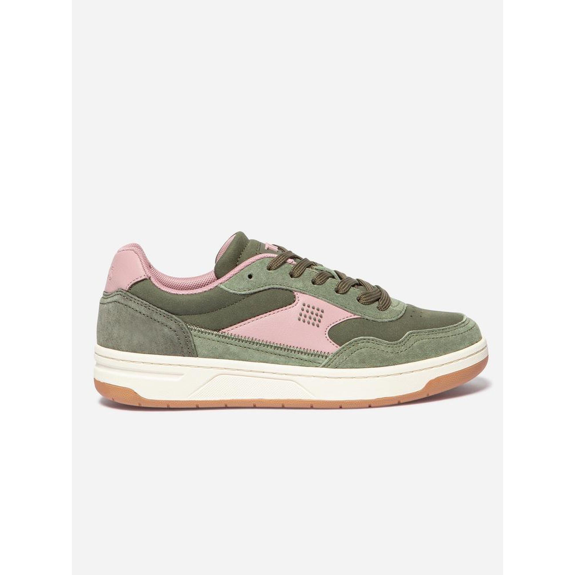 Tbs - Baskets Femme Almeria Lierre/lilas - Baskets - Rose|vert - Decathlon