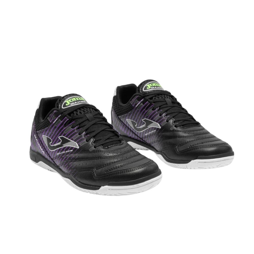 Joma Máxima 2631 Black Fuchsia Indoor – Sapatilhas de futebol de salão para adul 2/6