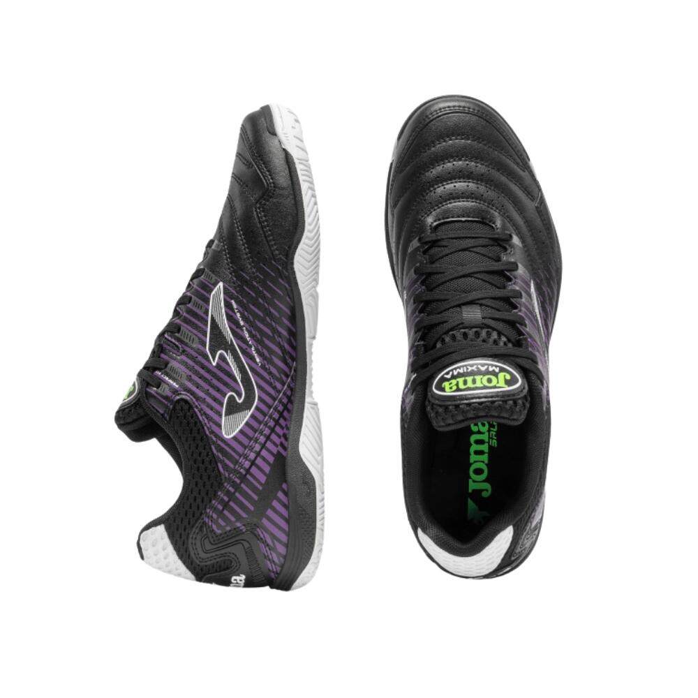 Joma Máxima 2631 Black Fuchsia Indoor – Sapatilhas de futebol de salão para adul 4/6