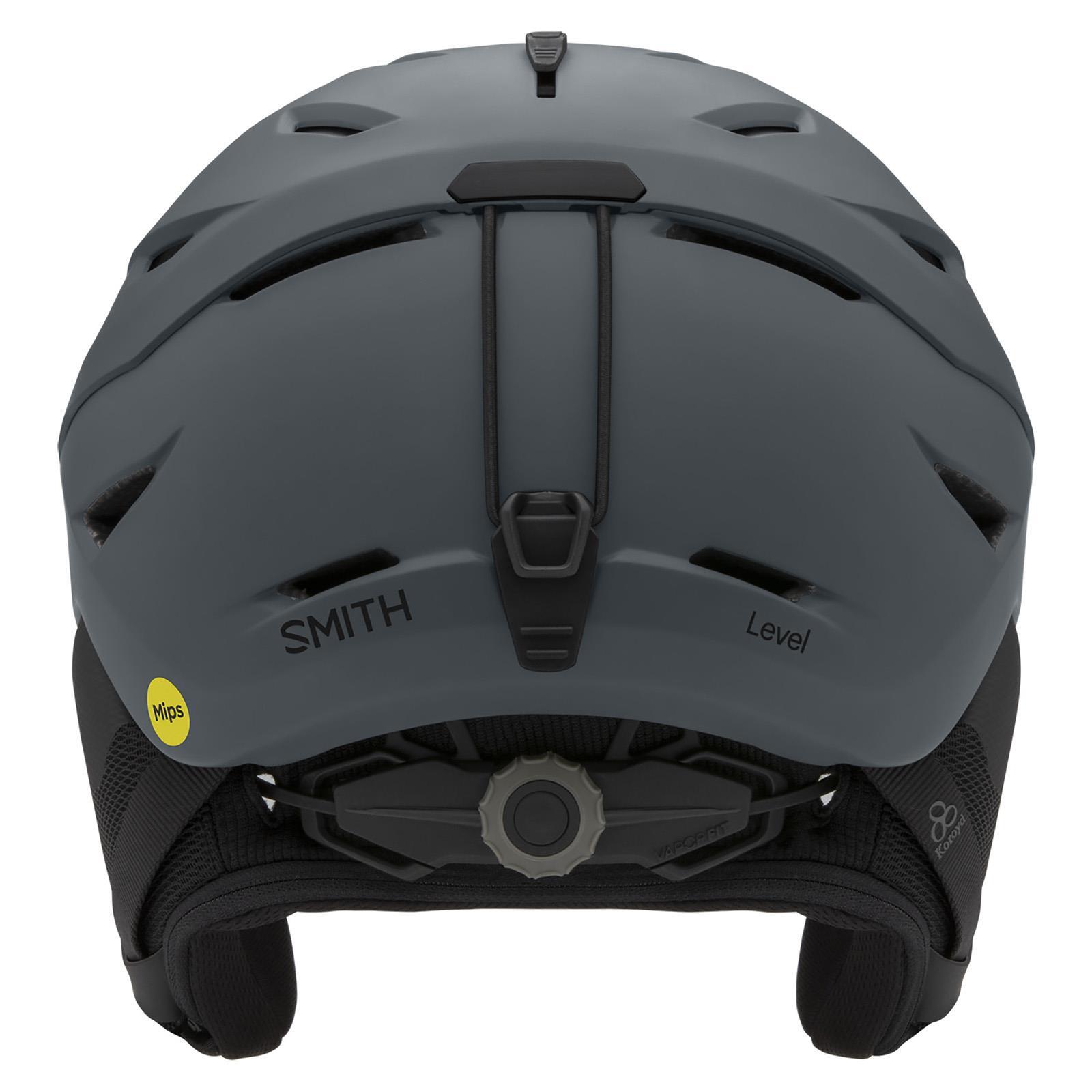 Skihelm SMITH Level Mips met een matte slate afwerking 2/7