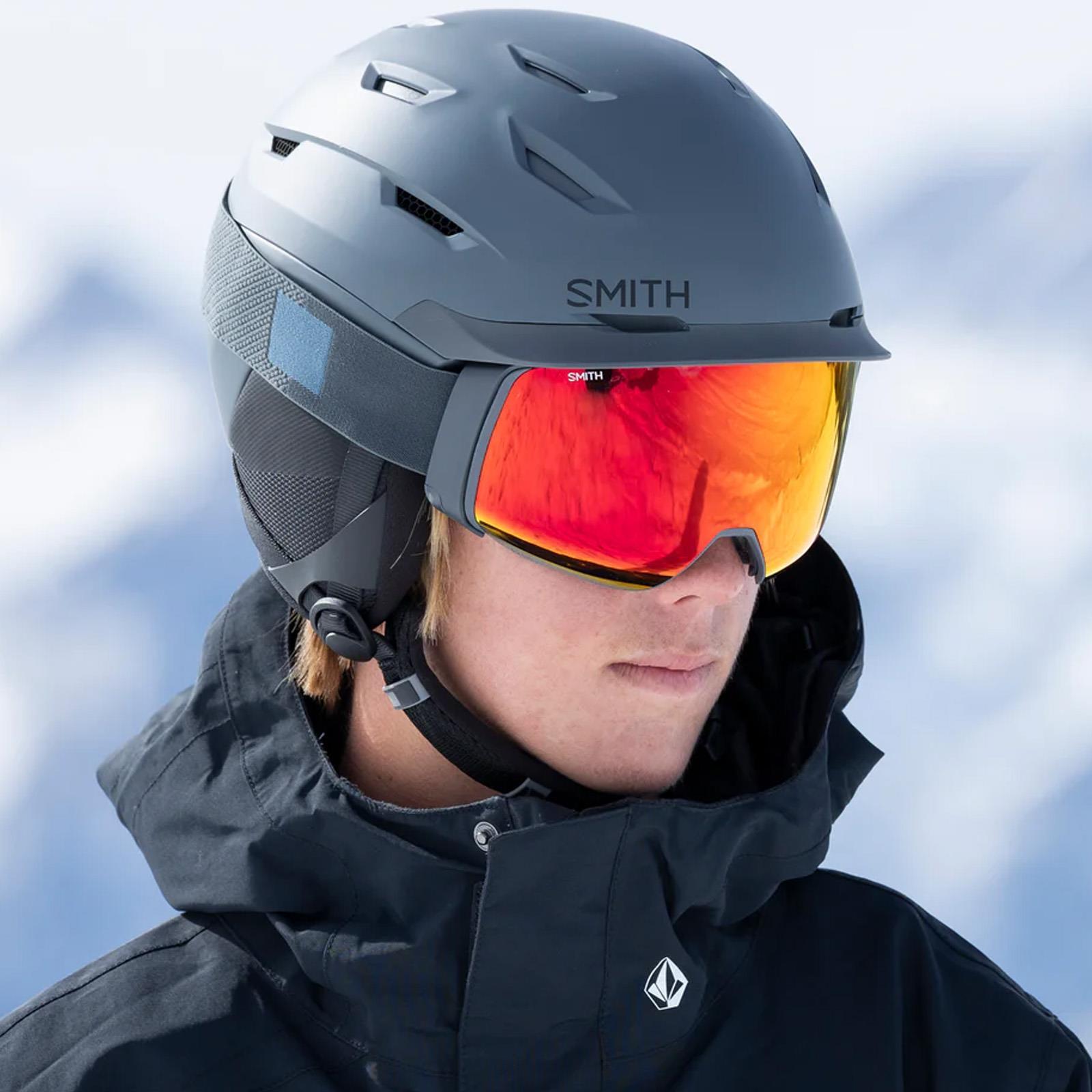 Skihelm SMITH Level Mips met een matte slate afwerking 4/7