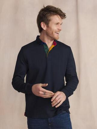 Polo manches longues homme JONNAPOL 100% coton