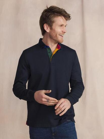 Polo manches longues homme JONNAPOL 100% coton