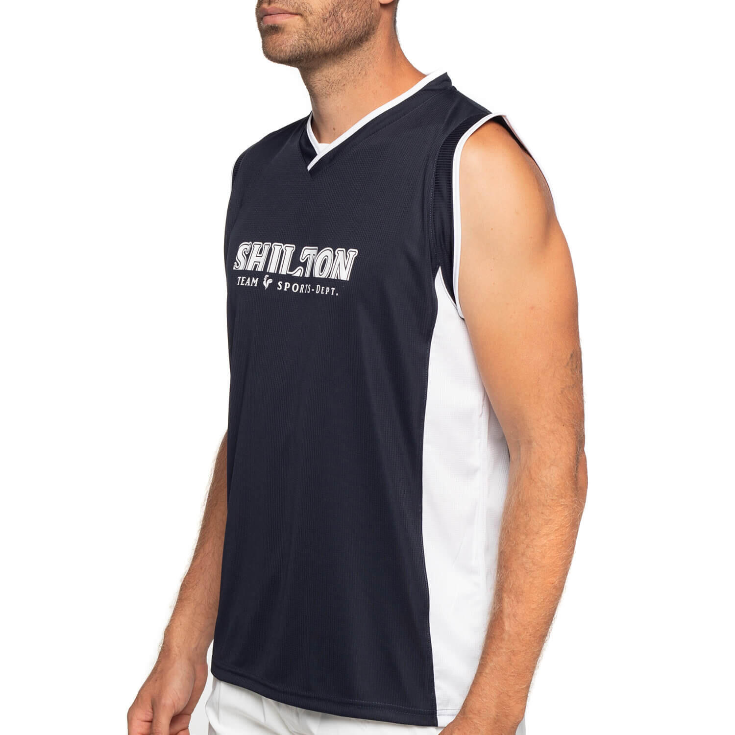 Débardeur sport tricolore homme 2/4
