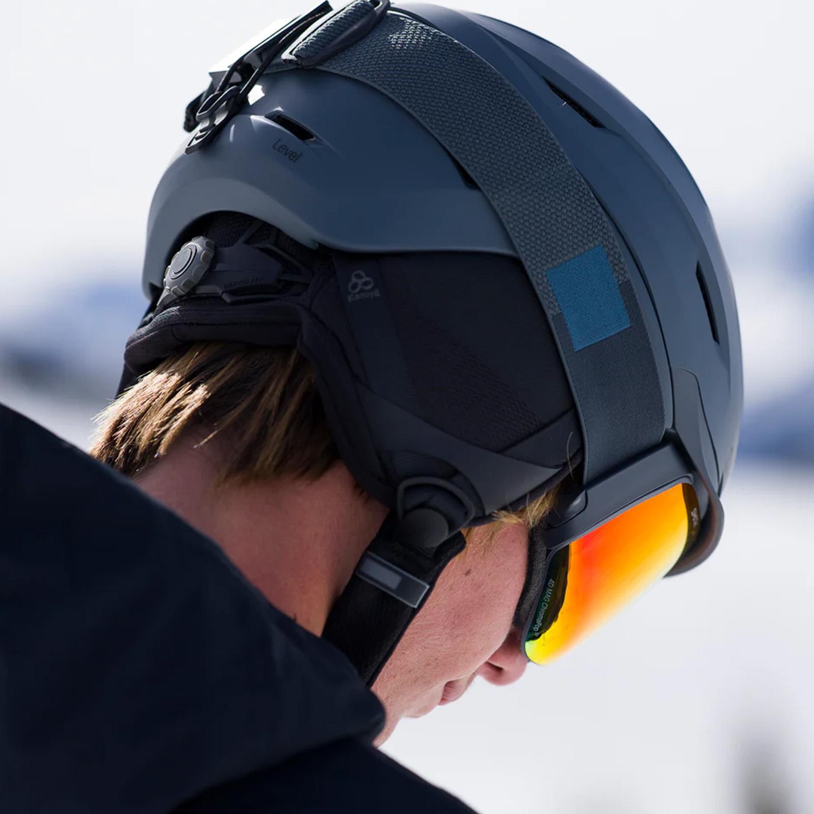 Skihelm SMITH Level Mips met een matte slate afwerking 7/7