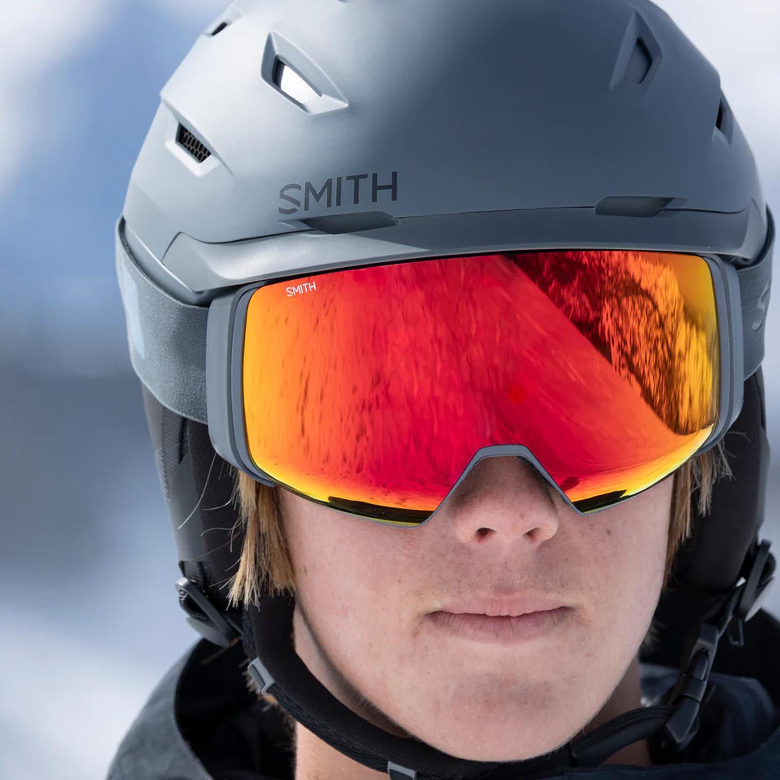 Skihelm SMITH Level Mips met een matte slate afwerking 5/7