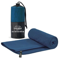 Serviette de voyage en microfibre – séchage rapide – bleu