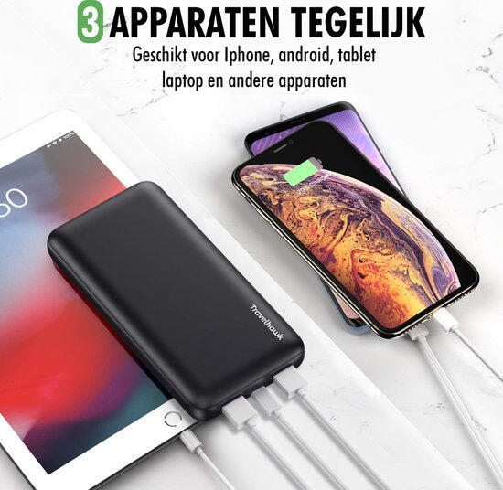Batterie externe 10 000 mAh – 22,5 W – Sortie USB-C 3/7
