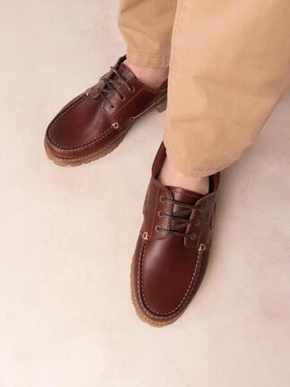 Chaussures bateau homme RAYNOLD acajou