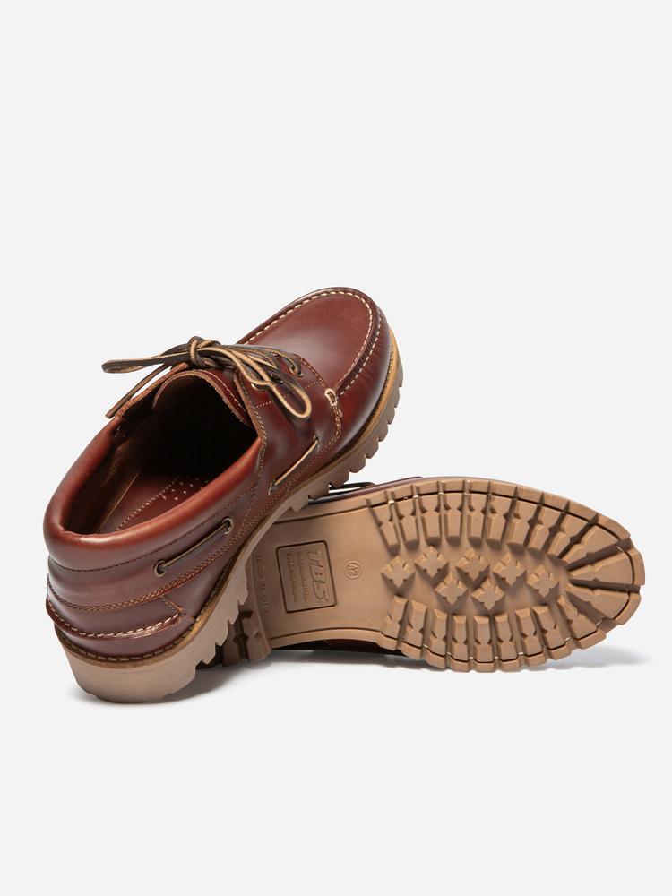 Chaussures bateau Homme RAYNOLD Acajou 4/5