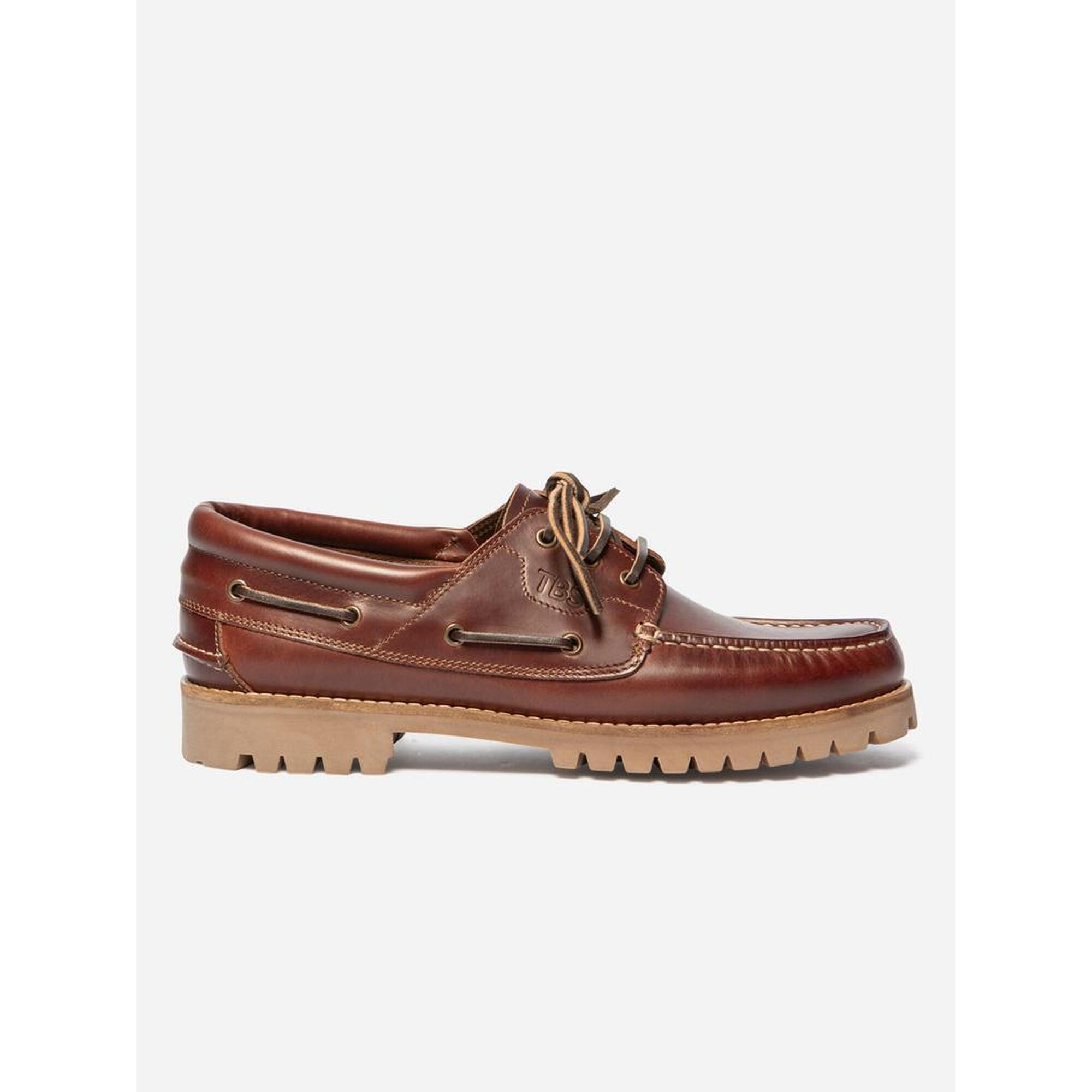 Tbs - Chaussures Bateau Homme Raynold Acajou - Chaussures Bateau - Marron - Decathlon