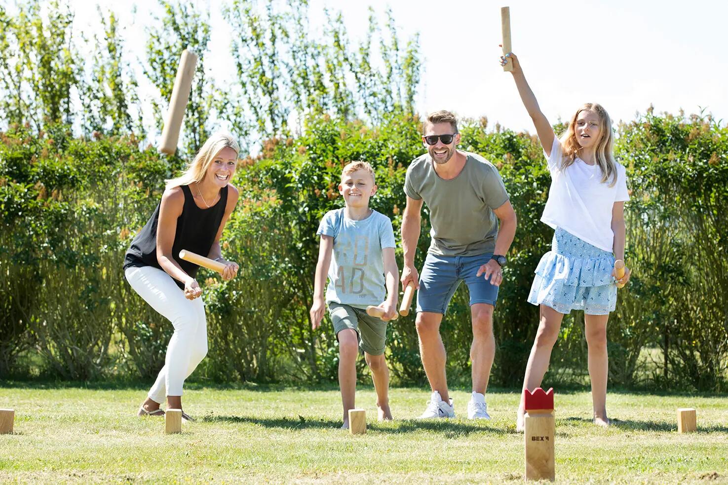 Kubb Bex Pro - koning met rode kroon 2/5