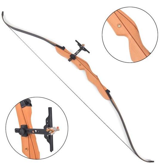 VidaXL Arc recurve pour adultes 68" 32 lb