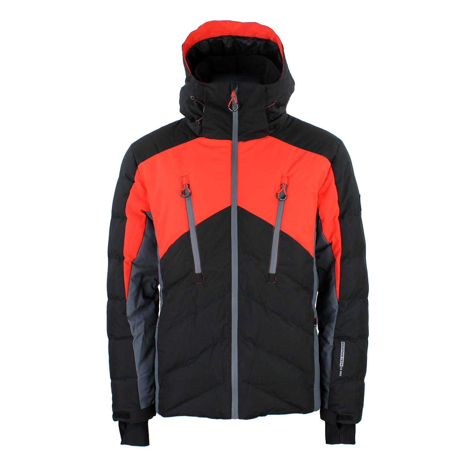 Peak Mountain - Blouson Peak Mountain Chalet - Doudoune Synthétique - Gris|noir - Decathlon