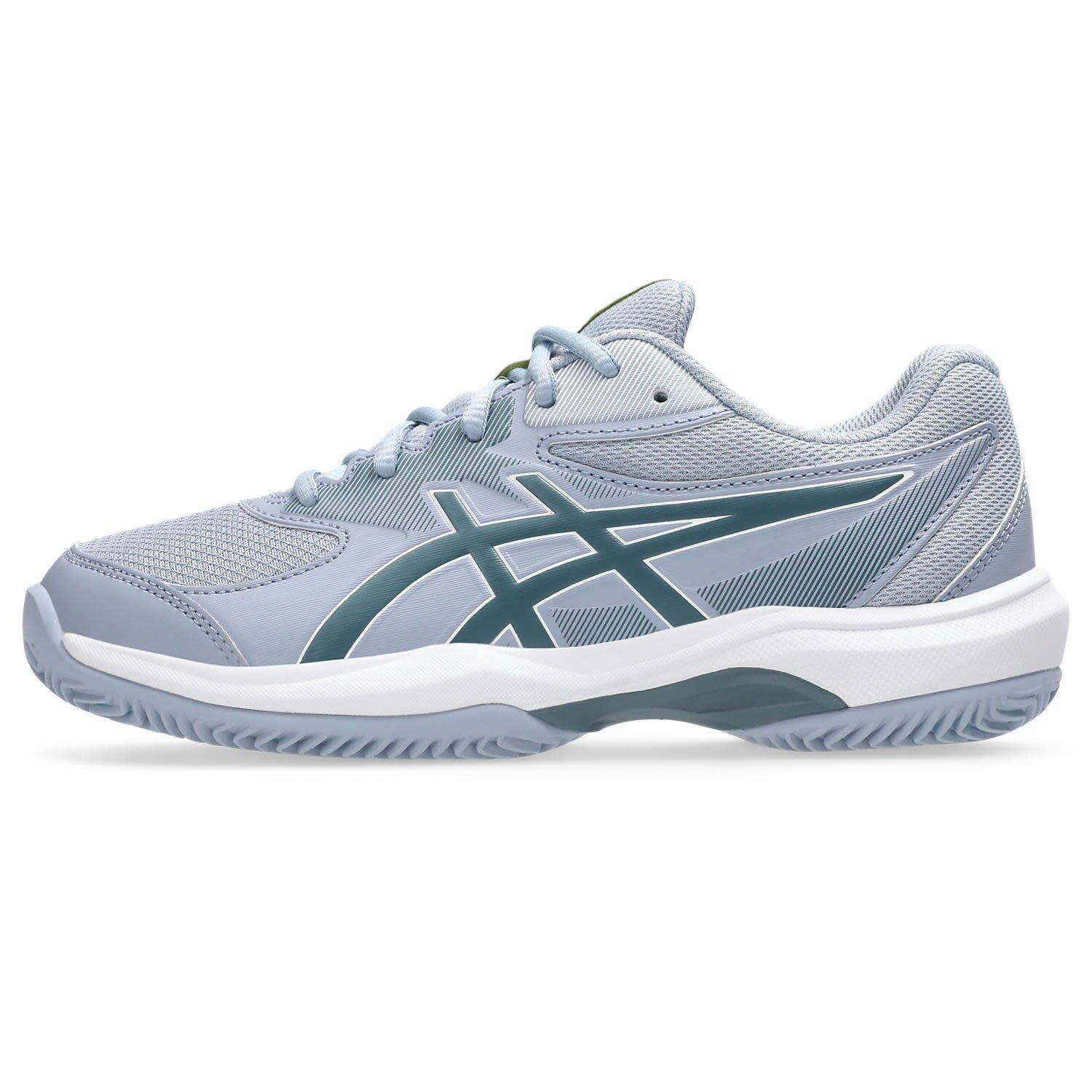 Zapatillas Tenis Niños- ASICS GEL-GAME GS CLAY/OC - Grey Blue/Ironclad 5/7