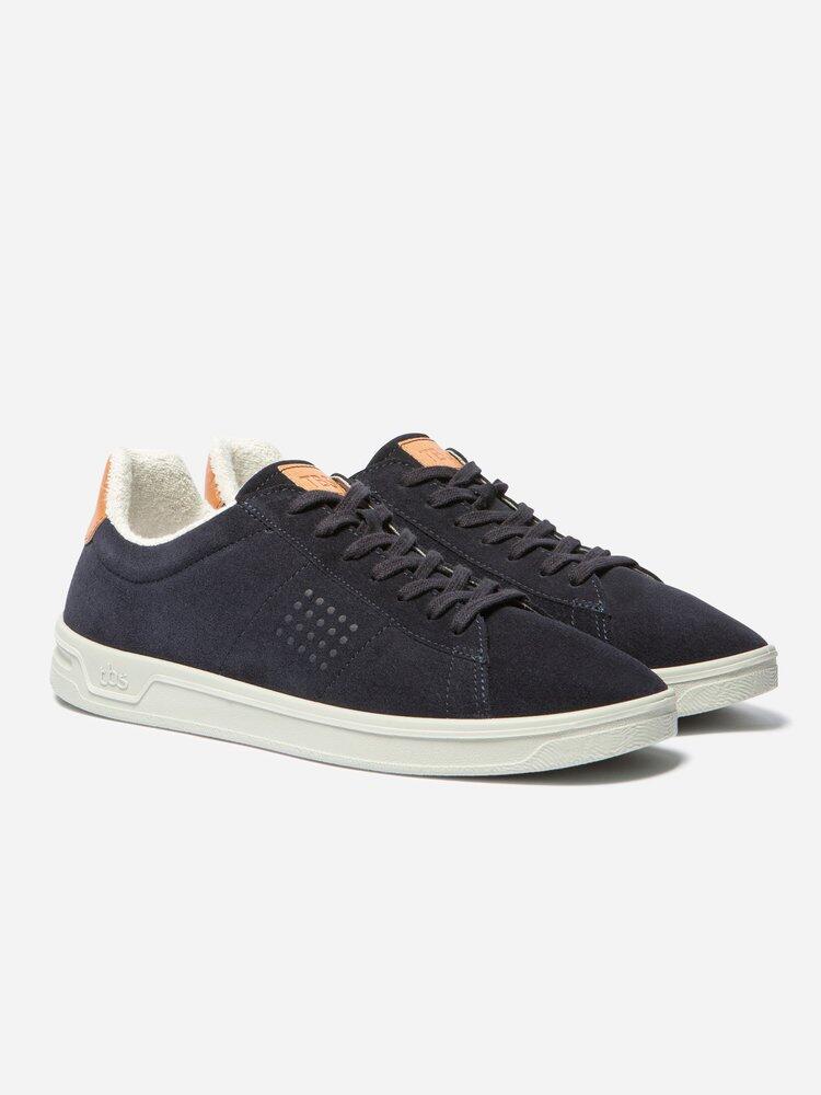 Baskets homme FLAUBER Navy - made in France 2/4