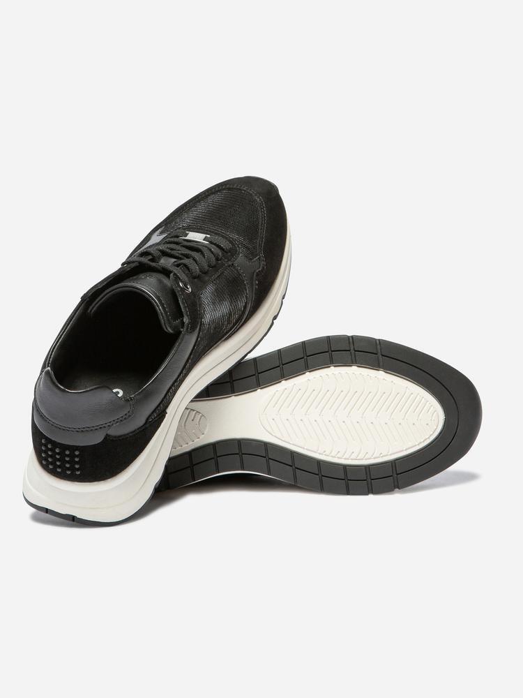 Baskets Femme BLONDIE Noir - Cuir, Talon 40 mm 4/4