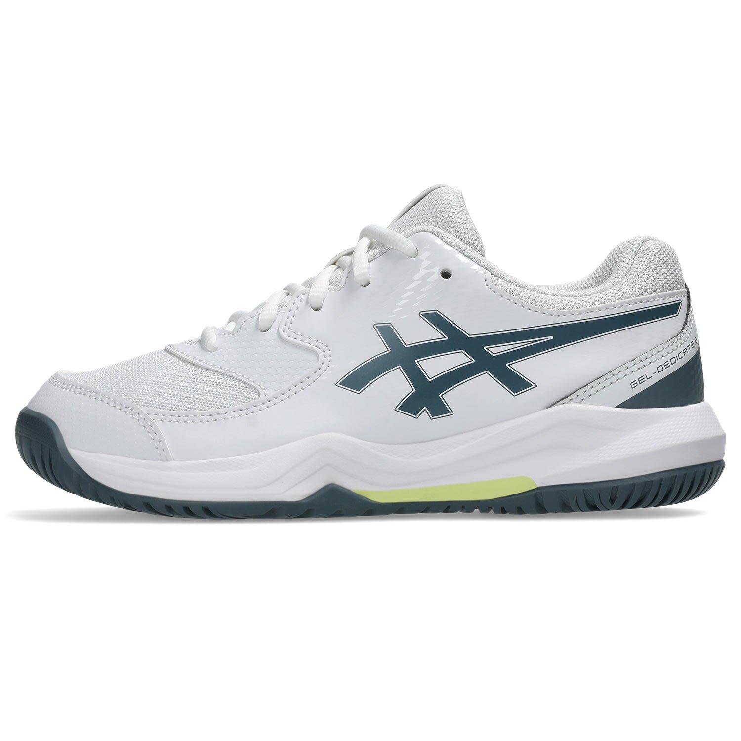 ASICS Gel-Dedicate 8 GS - White/Iron 6/7