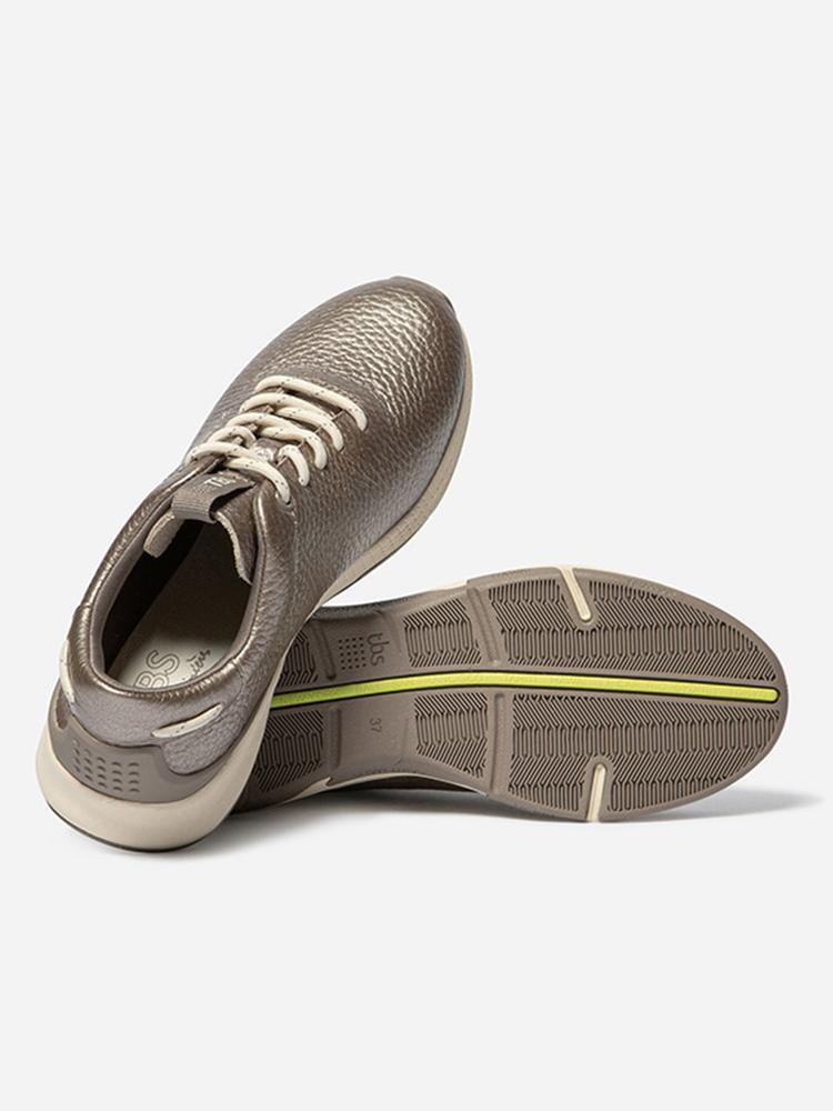 Chaussures de running femme JAZZRUN Bronze - cuir, drop 30 mm 4/5