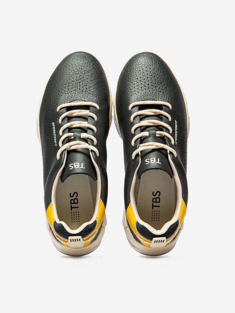 Chaussures de running homme JAZAIRY Navy / Jaune 3/5