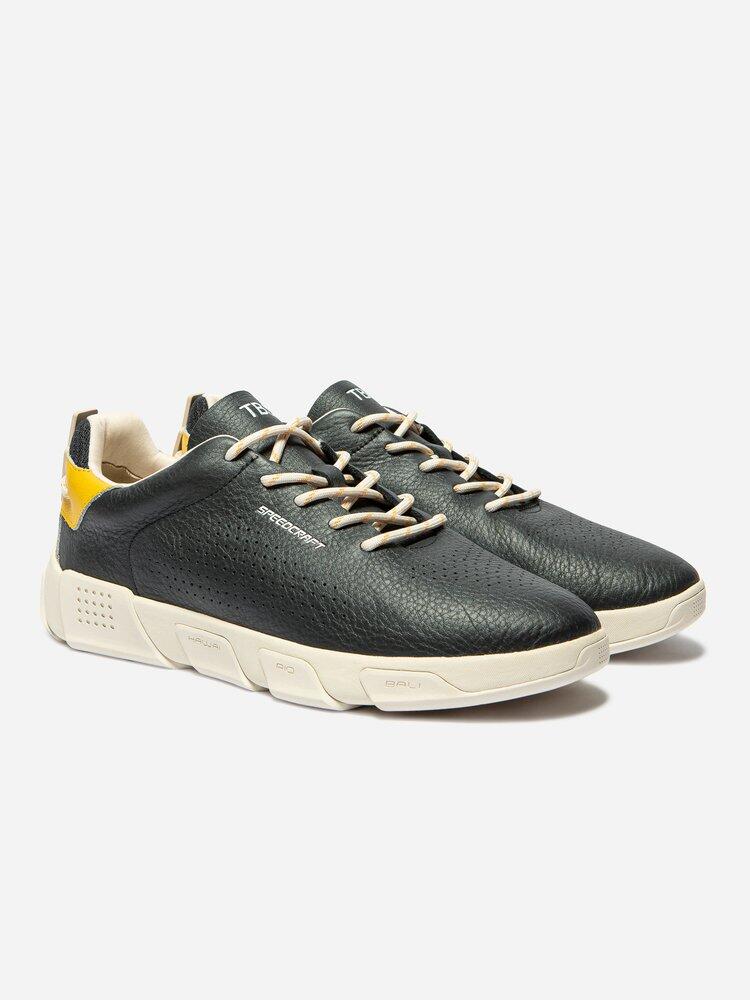 Chaussures de running homme JAZAIRY Navy / Jaune 2/5