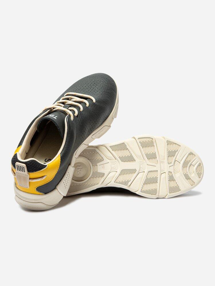 Chaussures de running homme JAZAIRY Navy / Jaune 4/5