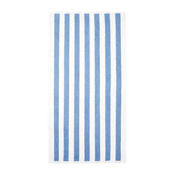 Serviette de plage drap de bain bleu