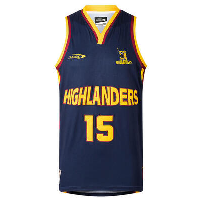 Basketball Supporter Highlanders Super Rugby Singlet - Herren