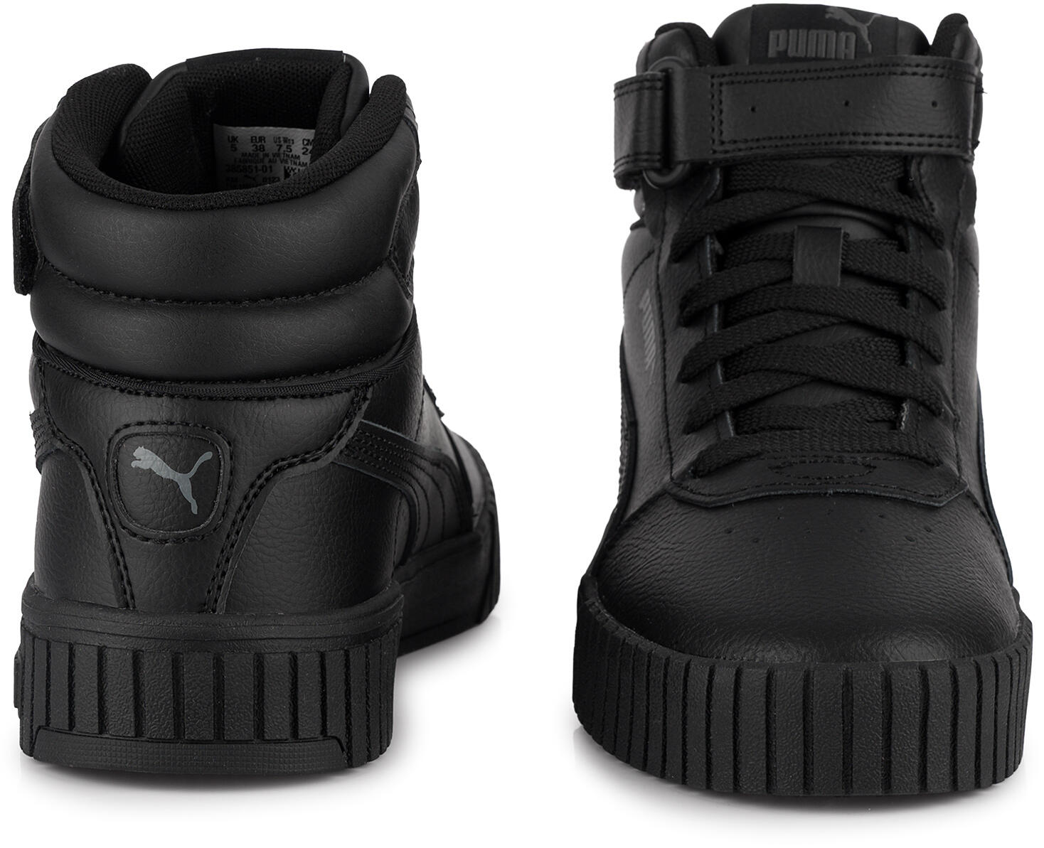 Buty sportowe damskie sneakersy wysokie czarne PUMA CARINA 2.0 MID 5/7