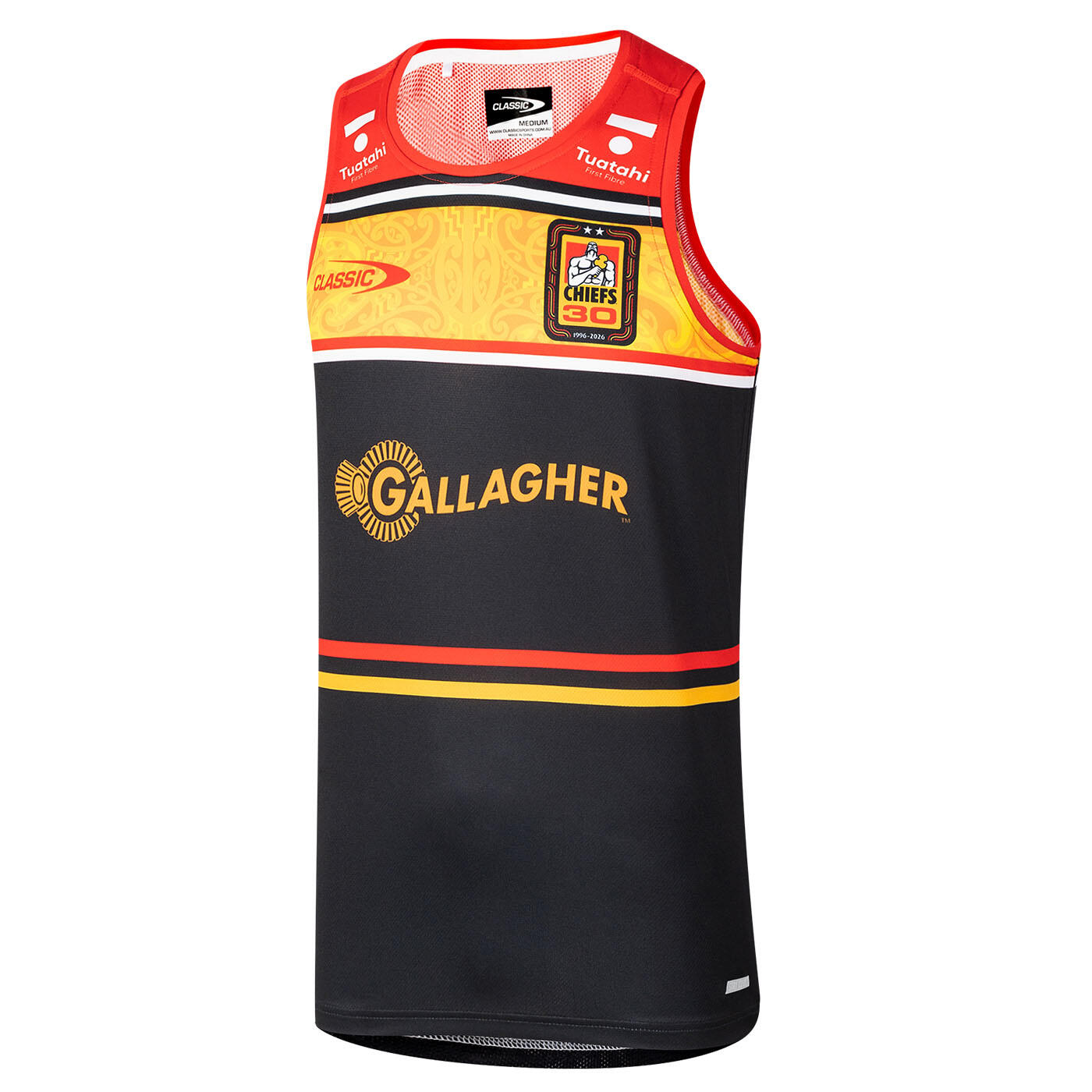 Canotta Allenamento Chiefs Pro Singlet 1 Nera, Rossa e Gialla 3/7