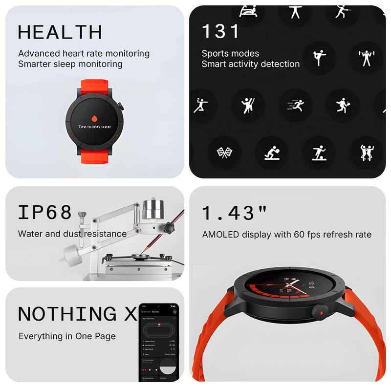 Smartwatch NOTHING WATCH 3 PRO Smartwatch