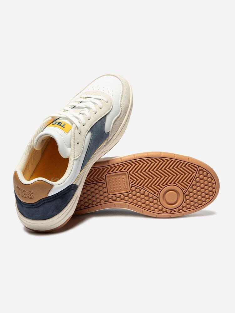 Baskets Homme ALMERIO Blanc / Denim 4/4