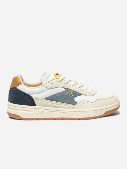 Baskets Homme ALMERIO Blanc / Denim