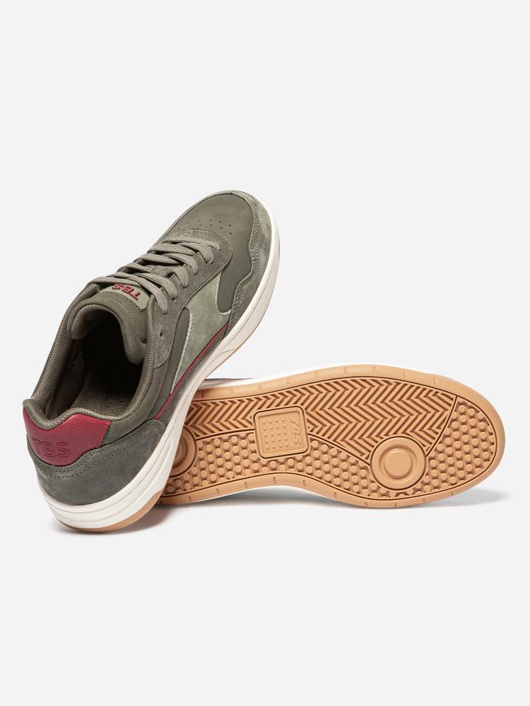 Baskets Homme ALMERIO Fougere / Grenat 4/5
