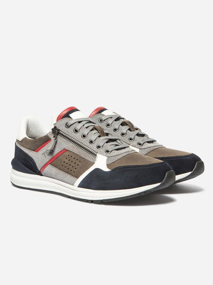 Baskets zippées homme - STEVANE Gris / Navy 2/5