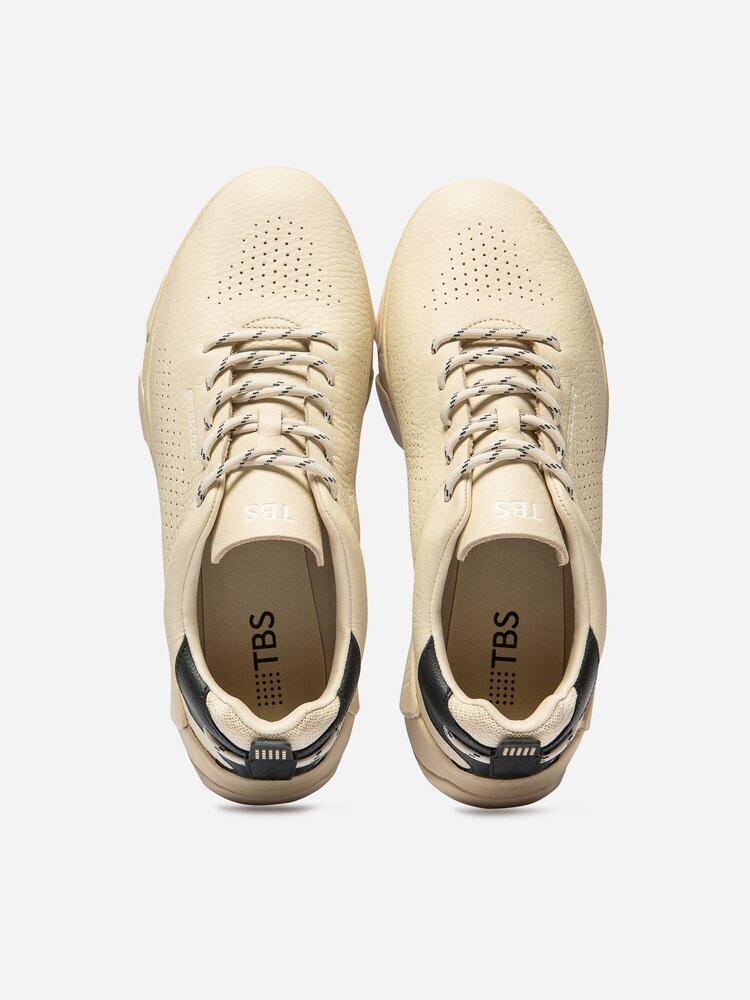 Chaussures de running Homme - JAZAIRY Crème / Marine 4/5